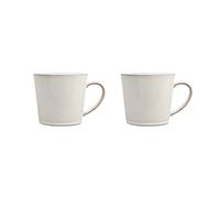 Denby Natural Canvas Large Mug Set of 2, White