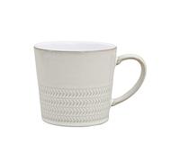 Denby Natural Canvas Textured Large Mug, Ceramic, Cream, 1 Count (Pack of 1)