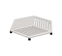 Denby - Natural Canvas White Cast Iron Trivet Stand For Kitchen Worktop - 24.5cm Premium Enamelled - Non-Slip & Heatproof For Hot Pans, Serving Dishes - Dishwasher & Oven Safe - PFAS free