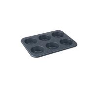 Denby Quantanium Finish 6 Cup Muffin Tin -