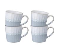 Denby Reactive Light Grey Set Of 4 Mugs