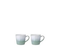 Denby Reactive Set of 2 Mugs in Green Denby Green