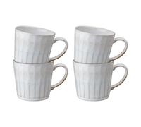 Denby Reactive White Set Of 4 Mugs