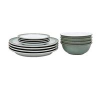 Denby Regency Green 12 Piece Tableware Set Green