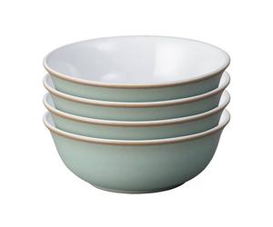 Denby Regency Green 4 Piece Cereal Bowl Set