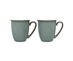 Denby Regency Green Set Of 2 Mugs