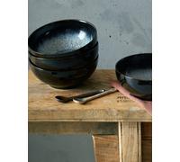 Denby Set of 4 Halo Cereal Bowls Dark Blue