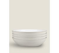 Denby Set of 4 Natural Canvas Pasta Bowls, Natural
