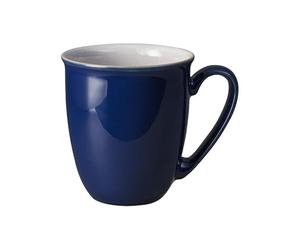 Denby Stoneware Elements Dark Blue Coffee Beaker Mug