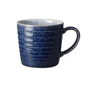 Denby Stoneware Studio Blue Cobalt Ridged Mug