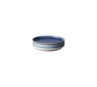 Denby Studio Blue 4 Piece Medium Plate Set, 21 centimeters