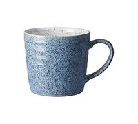 Denby Studio Blue Flint/Chalk Ridged Mug 400ml.