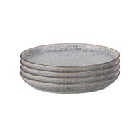 Denby Studio Grey Set Of 4 Small Coupe Plates
