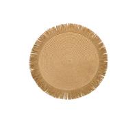 Denby Tan Natural Round Set Of 4 Placemats -