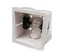 Dencon 1 Gang Dry Lining Box White (47mm)