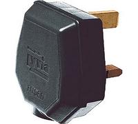Dencon 13A, 3 Pin Nylon Plug, Fused 13A to BS1363/A, Black
