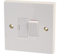 Dencon 13A Switched Fused Spur to BS1363 in White Dencon White