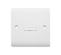 Dencon 13a Unswitched Fused Spur To BS1363 in White Dencon White