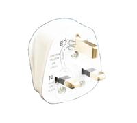 Dencon 1689NB 3 Pin Fused Plug 13A White