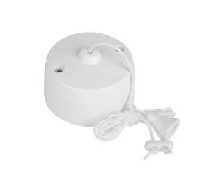 Dencon 1750NB White Ceiling Pull Switch 1-Way 6A