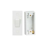 Dencon 1G 2W 6A Architrave Switch And Pattress