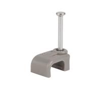 Dencon 2.5mm T/e Clips (100) Grey, 12 Bags Per Card, Price Is Per Card