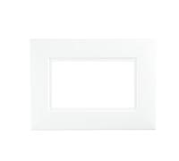 Dencon 2 Gang White Finger Plates for Light Switch