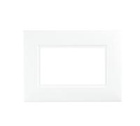 Dencon 2 Gang White Finger Plates for Light Switches & Double Sockets - Pack of 2