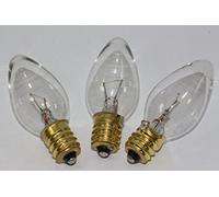 Dencon 3 x 12V 3W 0.25A E12 Clear Christmas Lights Spare Bulbs Pifco 795WC