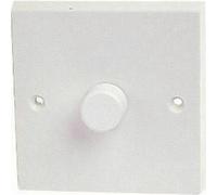 Dencon 400W 1 Way Rotary Dimmer Switch White (One Size)