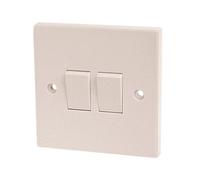 Dencon 4403NB Light Switch 2-Gang 2-Way 10A