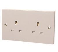 Dencon 4408NB Unswitched Socket 2-Gang 13A