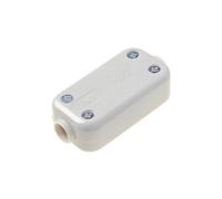 Dencon 5A 2 Terminal Fixed Connector in White Dencon White