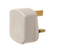 Dencon 6283Wnb 3 Pin Rubber Plug 13A White Dcn6283Wnb