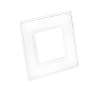 Dencon 88032Nb Clear Finger Plate 1-Gang Pack Of 2 Dcn88032Nb