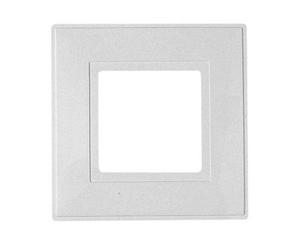 Dencon 88042Nb White Finger Plate 1-Gang Pack Of 2 Dcn88042Nb