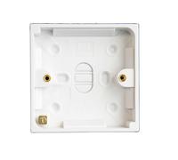 Single Wall 1 Gang Plug Electric Pattress Back Box with Earth High Quality