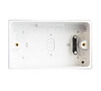 Dencon 8902NB Pattress Box With Earth 2-Gang 45Mm