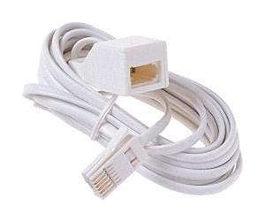 DENCON ACCESSORIES LTD 20m Telephone Extension Cable for BT Type Phone sockets