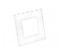 Dencon Finger Plate Multi Colour (Clear, 1-Gang, Pack Of 2)