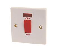 Dencon High-Quality 45A Double Pole Cooker Switch With Pilot Lamp For Modern Kitchens