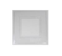 Dencon Lyvia Abmfinger1C 1 Gang Clear Plastic Finger Plate For Flush Wall Switches