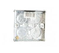 Dencon Metal Back Box Multi Colour (1-Gang, 16mm)