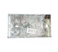 Dencon Metal Back Box Multi Colour (2-Gang 45mm)