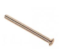 Dencon Switch/socket Plate Screws, Nickle Plated Multi Colour (3.5 X 38mm, Pack Of 10)