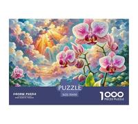 Dendrobium Orchid 1000 Pieces Jigsaw Puzzles For Adults Family Challenge Toys Stress Relieving Entertainment Cultivate The Spirit of Teamwork For Adults Gifts 70x50cm/1000pcs
