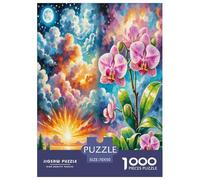 Dendrobium Orchid1000 Pieces Jigsaw Puzzle for Adults And Kids Educational Games Challenging for Home Decoration Great Gift Idea70x50cm/1000pcs