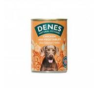 Denes 12 x Dog Adult Chicken & Vegetables + Herbs 400g Transparent