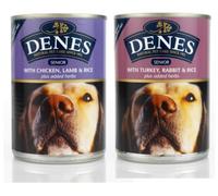Denes Turkey, Rabbit and Rice Senior Wet Dog Food - 12 x 400g