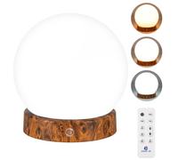 Deng Jr Sad Lamp, 10,000 Lux Sad Light Therapy Lamp with 360° Effective Field, UV-Free Sun Light with Remote Control, Adjustable Colors/Brightness and Timer, for Home/Office